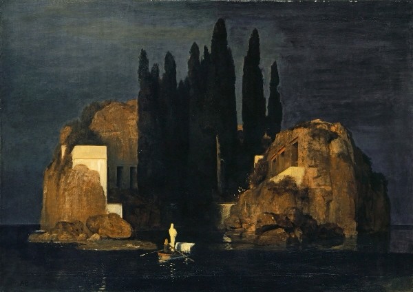 Arnold Böcklin, die Toteninsel, Mai 1880.