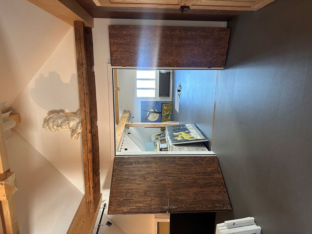 Sicht in das Atelier von Margot Ressel. Foto: art24.